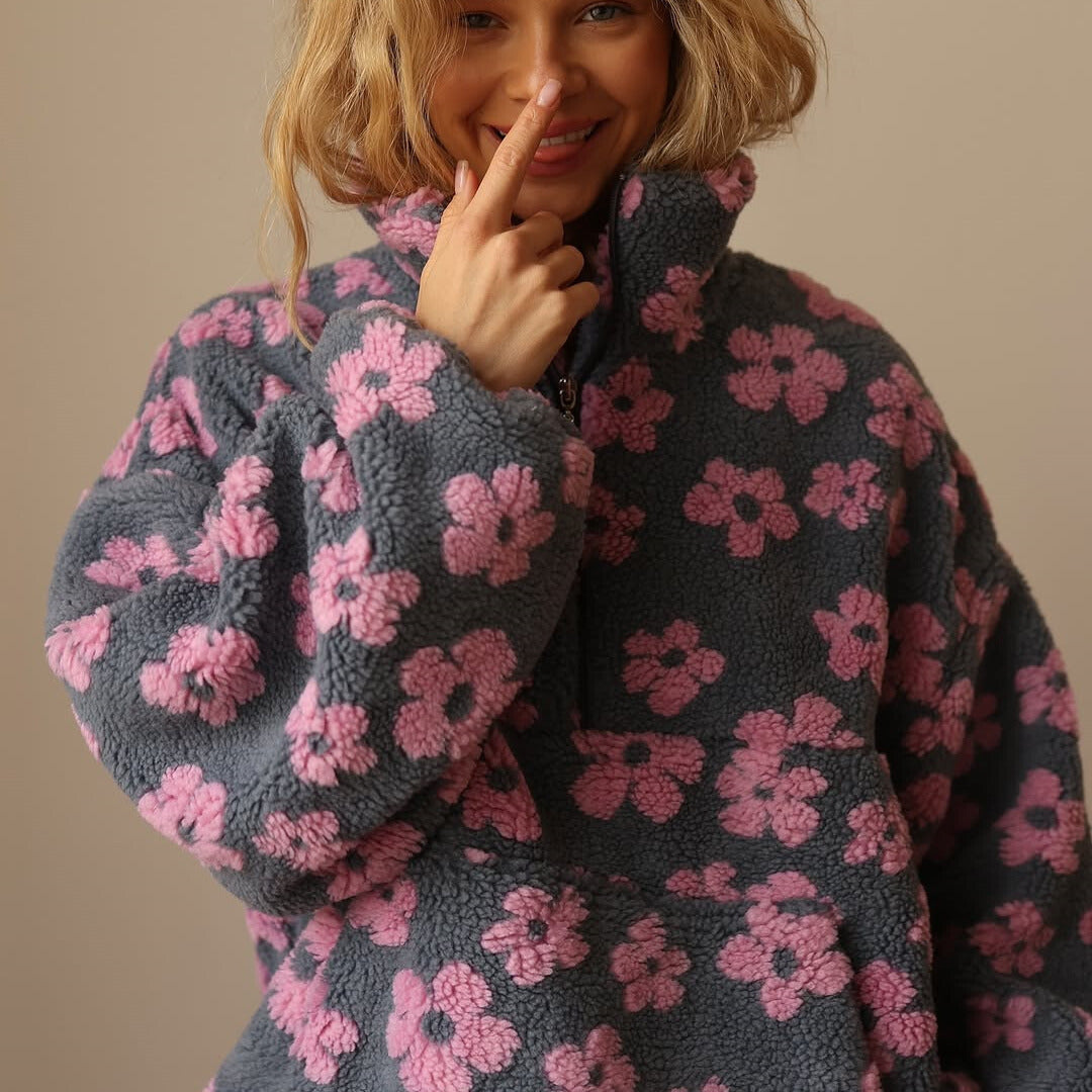 Floral Hooded Sweatshirt For Women | Marielle