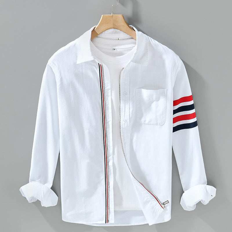 Stripe Detail Button Shirt For Men | Harris