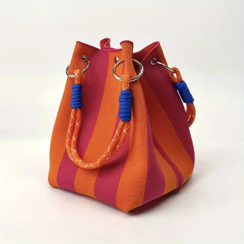 Striped Canvas Tote Bag for Women | Paloma