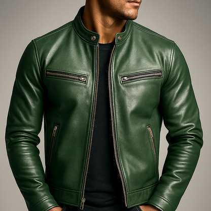 Vintage Style Zip-Up Jacket For Men | Camden