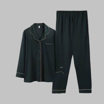 Cozy Long Sleeve Top And Trousers Lounge Set For Women | Serelune