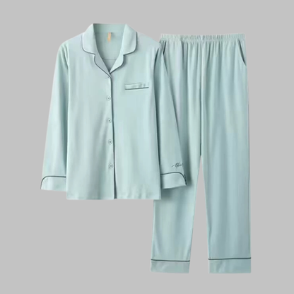 Cozy Long Sleeve Top And Trousers Lounge Set For Women | Serelune