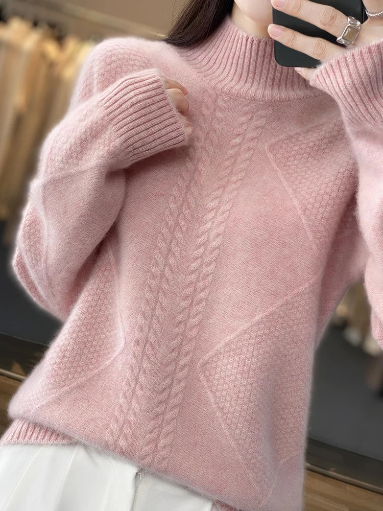 Classic Turtleneck Sweater For Women | Evelina
