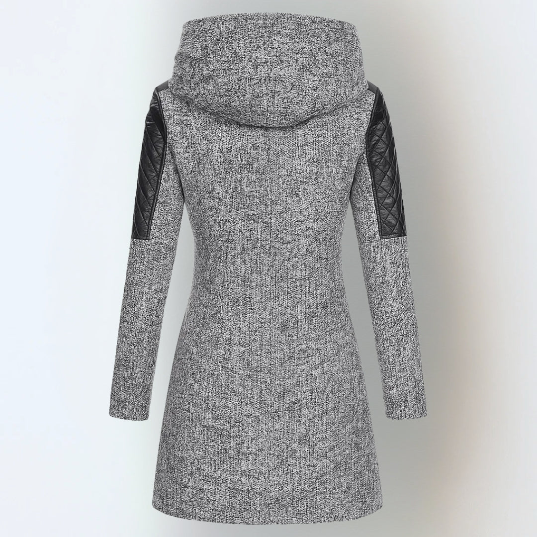Long Hooded Zip Jacket For Women | Maristella