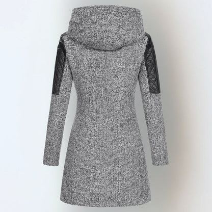 Long Hooded Zip Jacket For Women | Maristella
