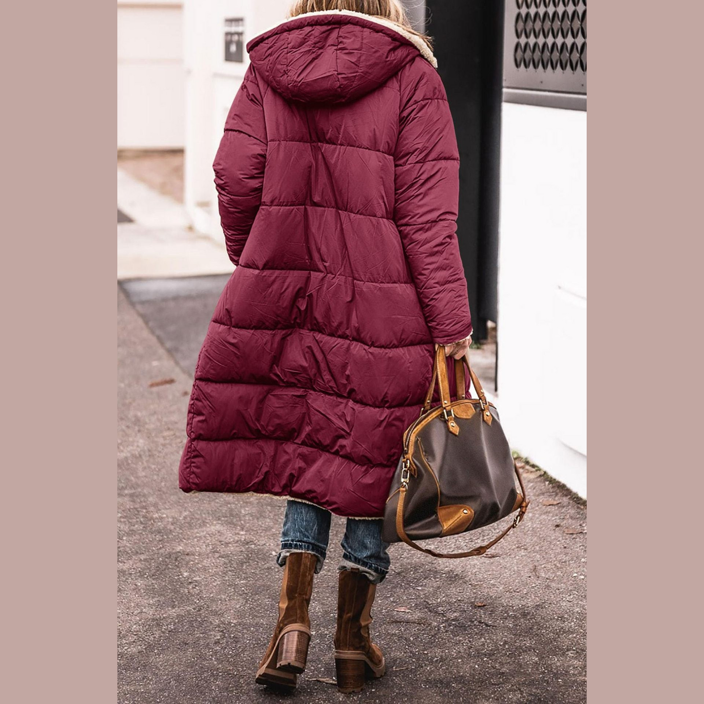 Long Reversible Coat For Women | Dona