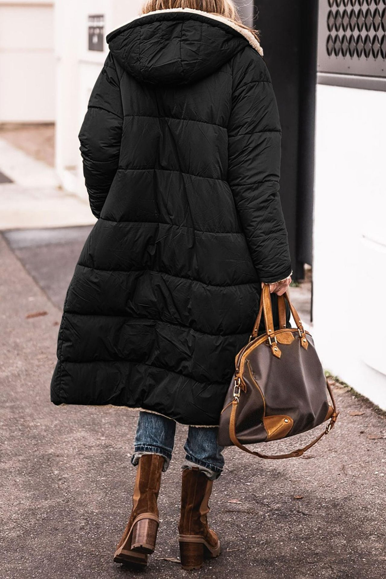 Elegant Reversible Long Coat For Women | Elvie