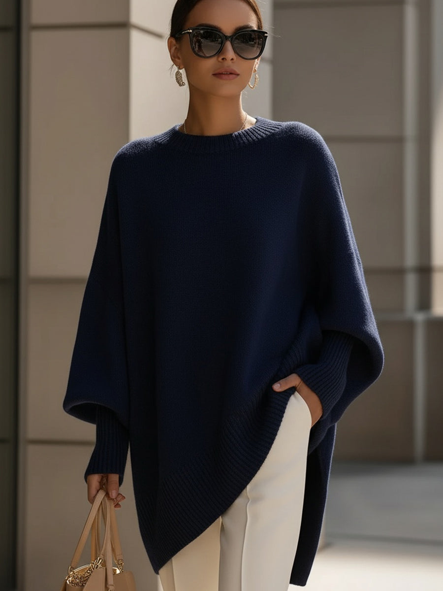 Asymmetric Hem Knit Top for Women | Evelyne