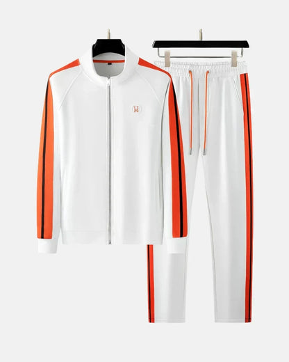 Athletic Zip Up Tracksuit Set For Men | Marco