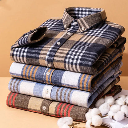 Classic Plaid Button Down Shirt for Men | Everett