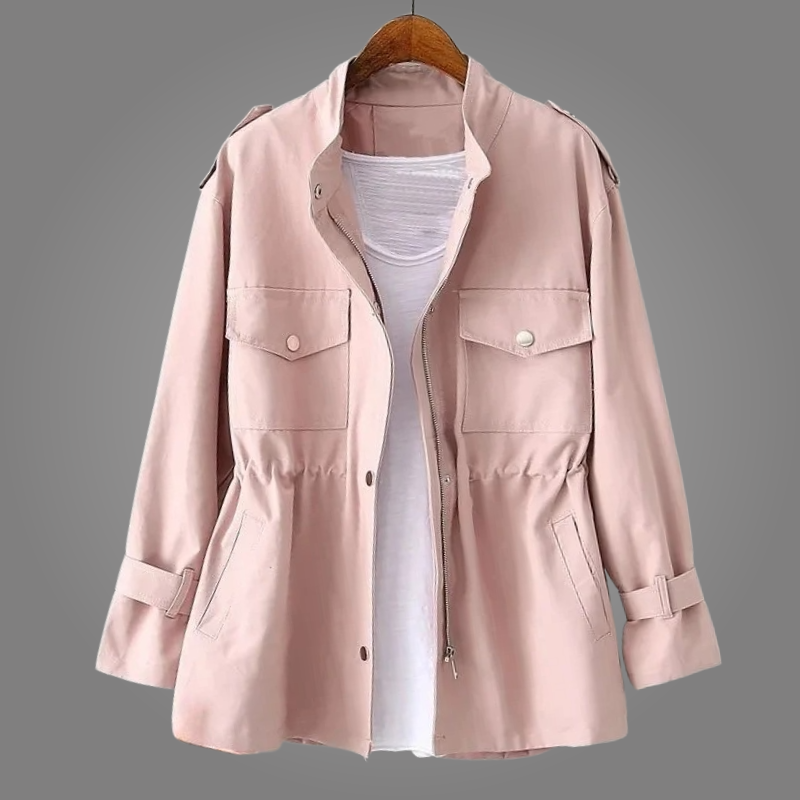 Tailored Button Front Overcoat For Women | Celeste