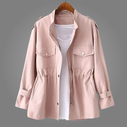 Tailored Button Front Overcoat For Women | Celeste