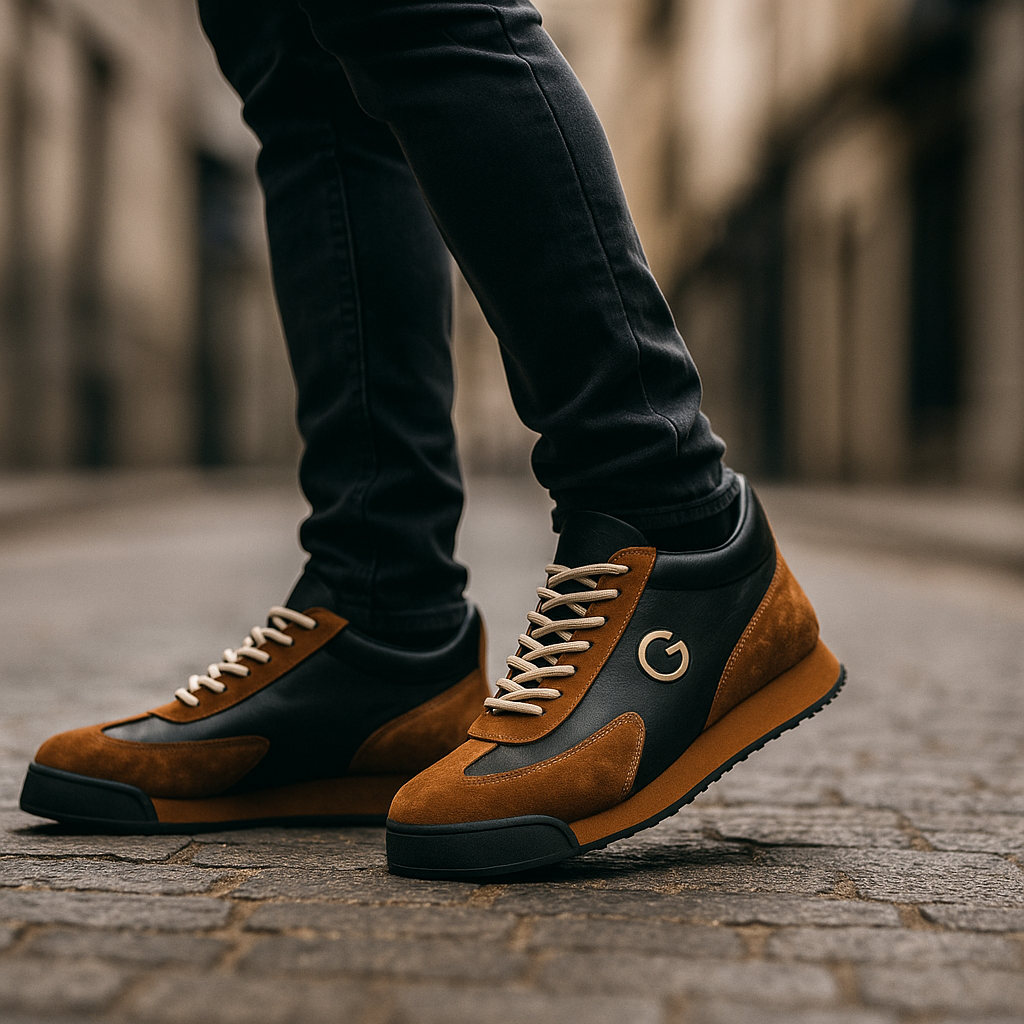Retro Style Lace Up Trainers For Men | Marco