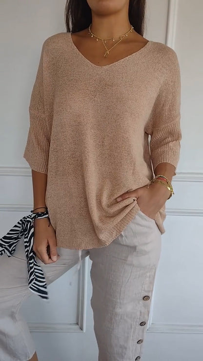 Timeless V Neck Top For Women | Cassie