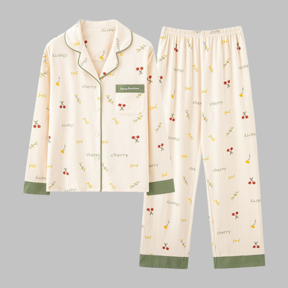 Cozy Long Sleeve Top And Trousers Lounge Set For Women | Serelune
