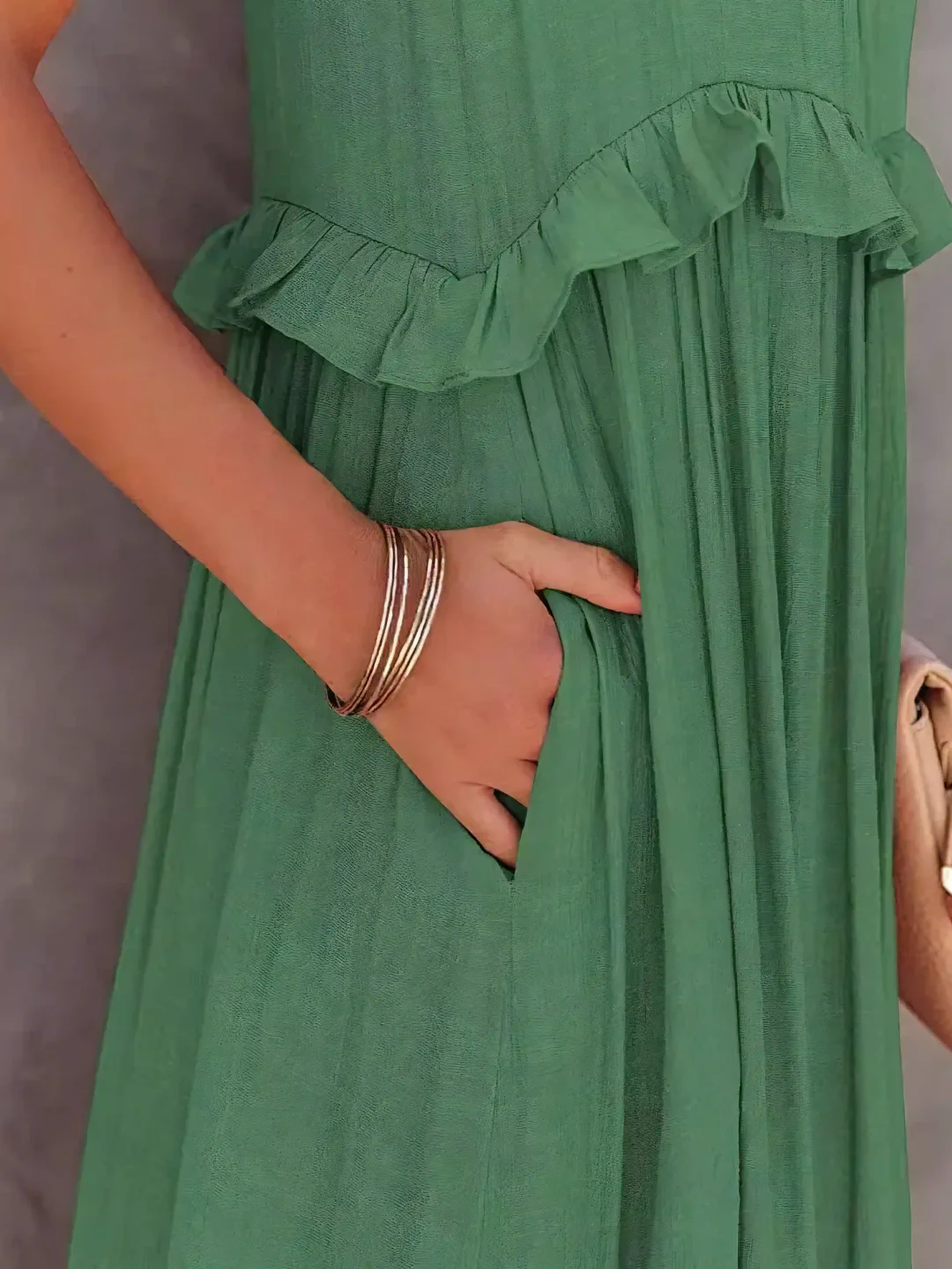 Tiered Ruffle Long Dress For Women | Lara