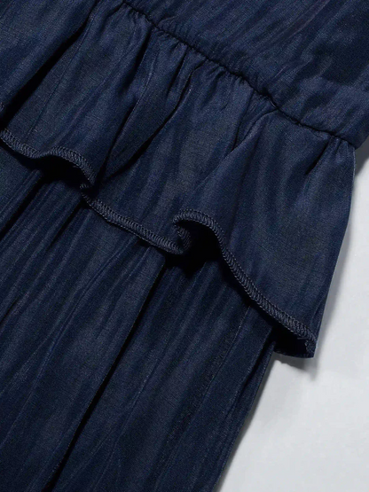Tiered Ruffle Long Dress For Women | Lara