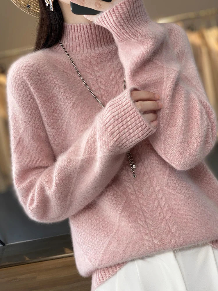 Classic Turtleneck Sweater For Women | Evelina