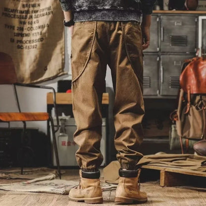 Tapered Utility Cargo Trousers for Men | Railey