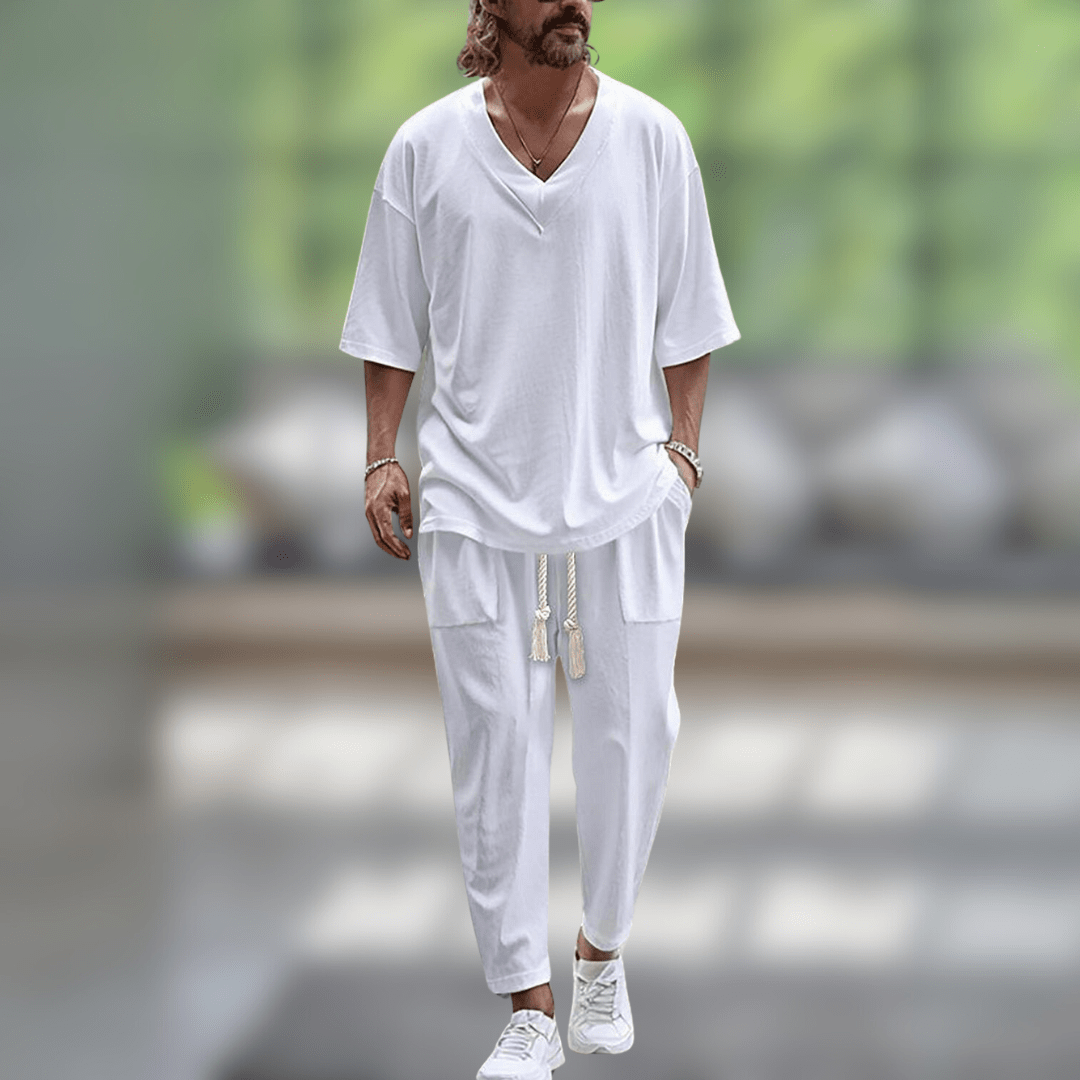 Relaxed Fit Two Piece Set For Men | Kaelen