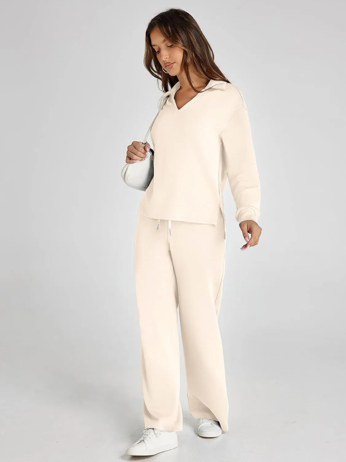 Cozy Minimalist Two Piece Set For Women | Mirelena