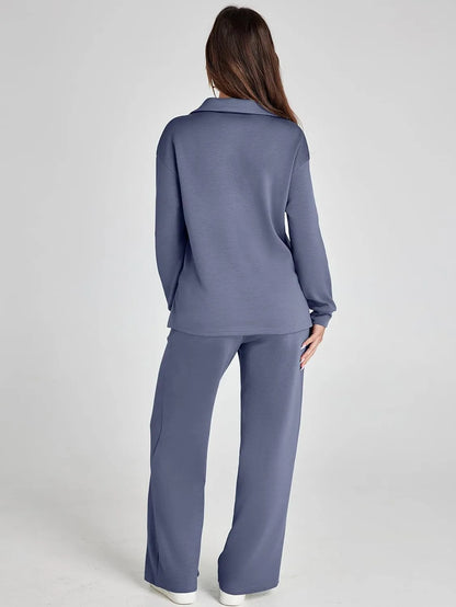Cozy Minimalist Two Piece Set For Women | Mirelena