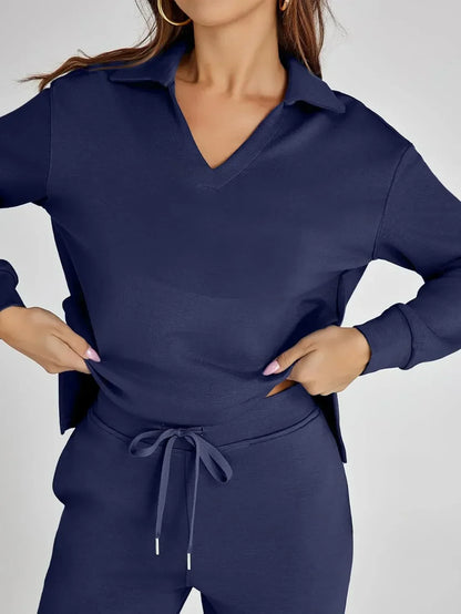 Cozy Minimalist Two Piece Set For Women | Mirelena