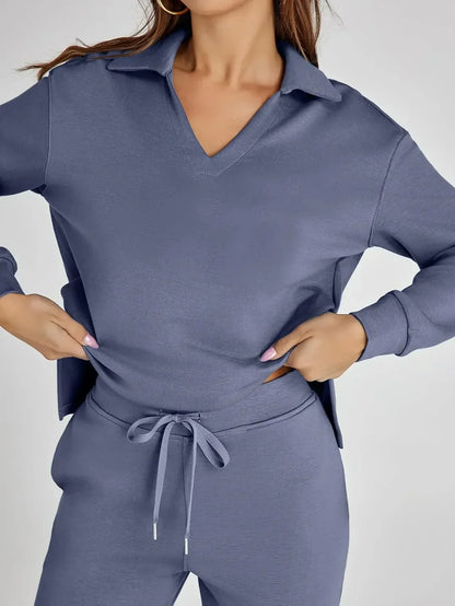 Cozy Minimalist Two Piece Set For Women | Mirelena
