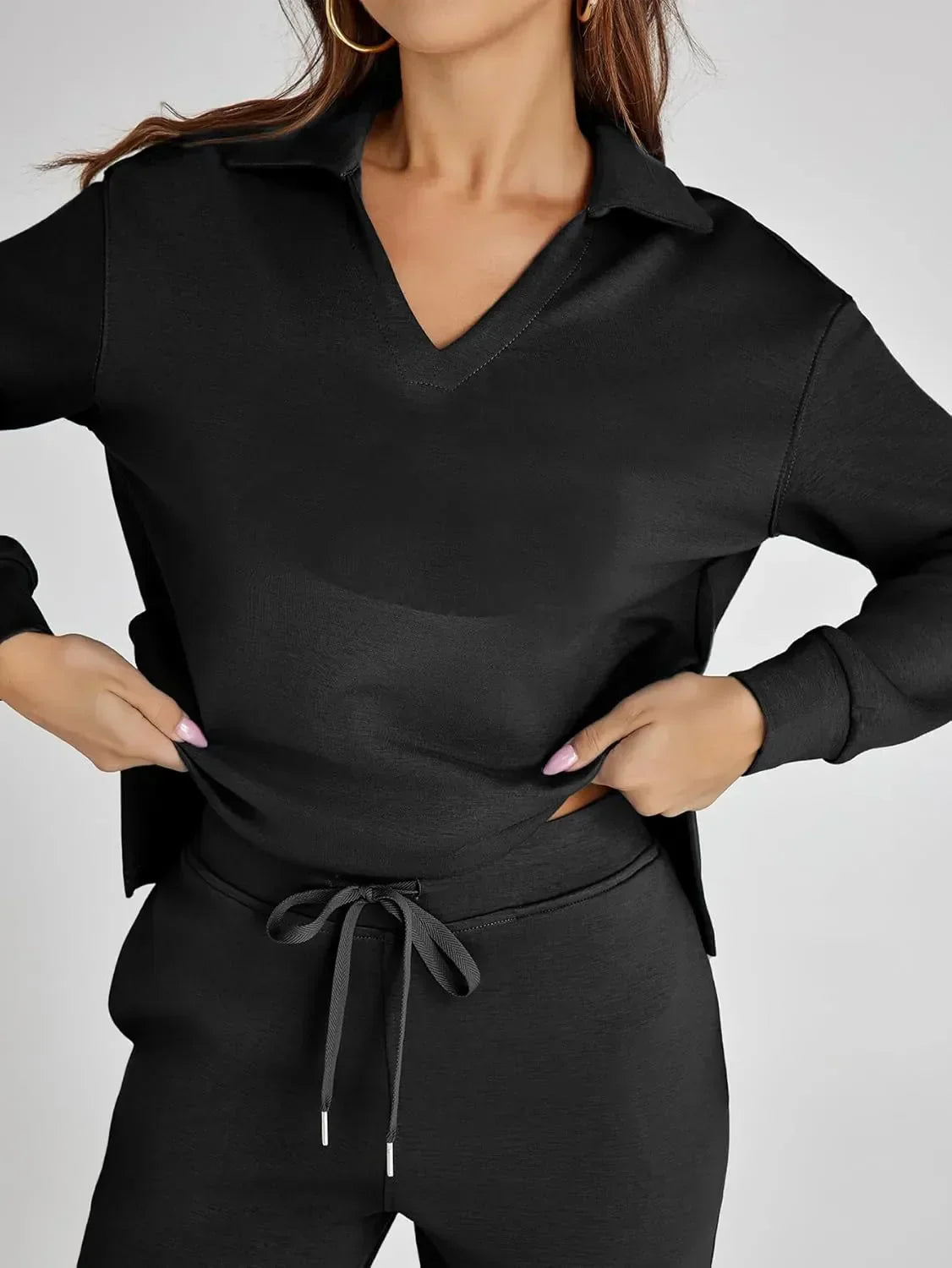 Cozy Minimalist Two Piece Set For Women | Mirelena