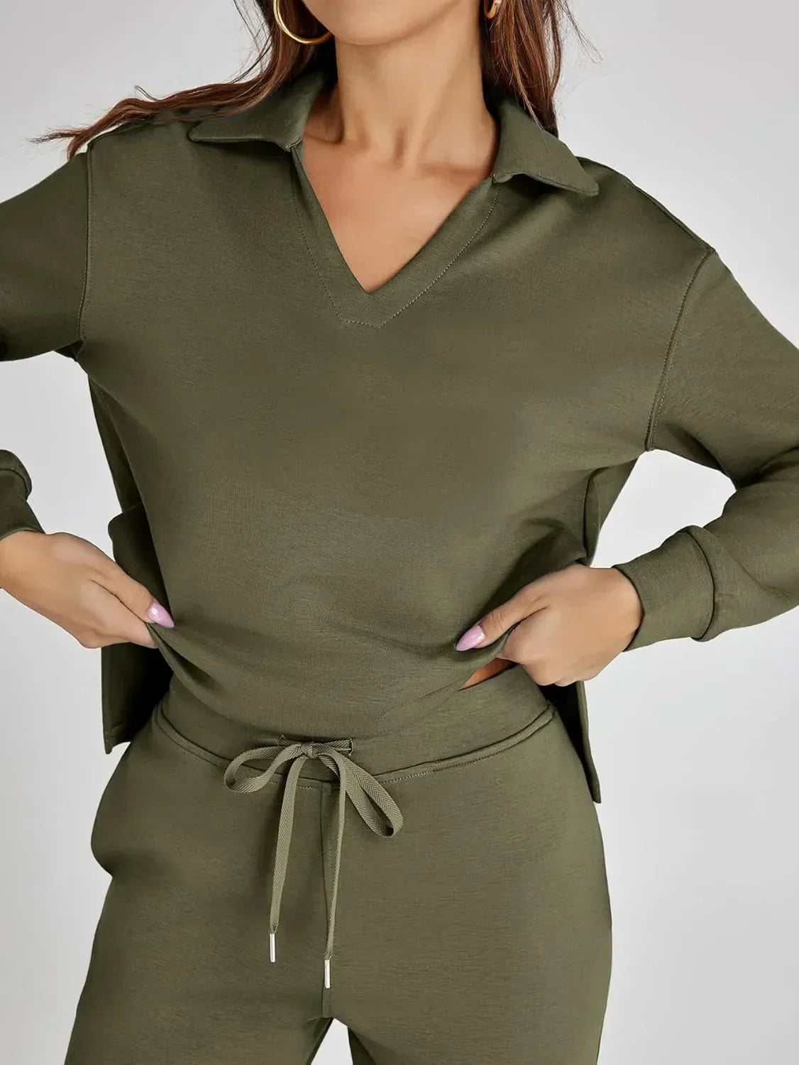 Cozy Minimalist Two Piece Set For Women | Mirelena
