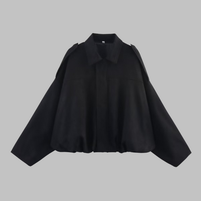Loose Fit Military Style Jacket For Women | Calystrine