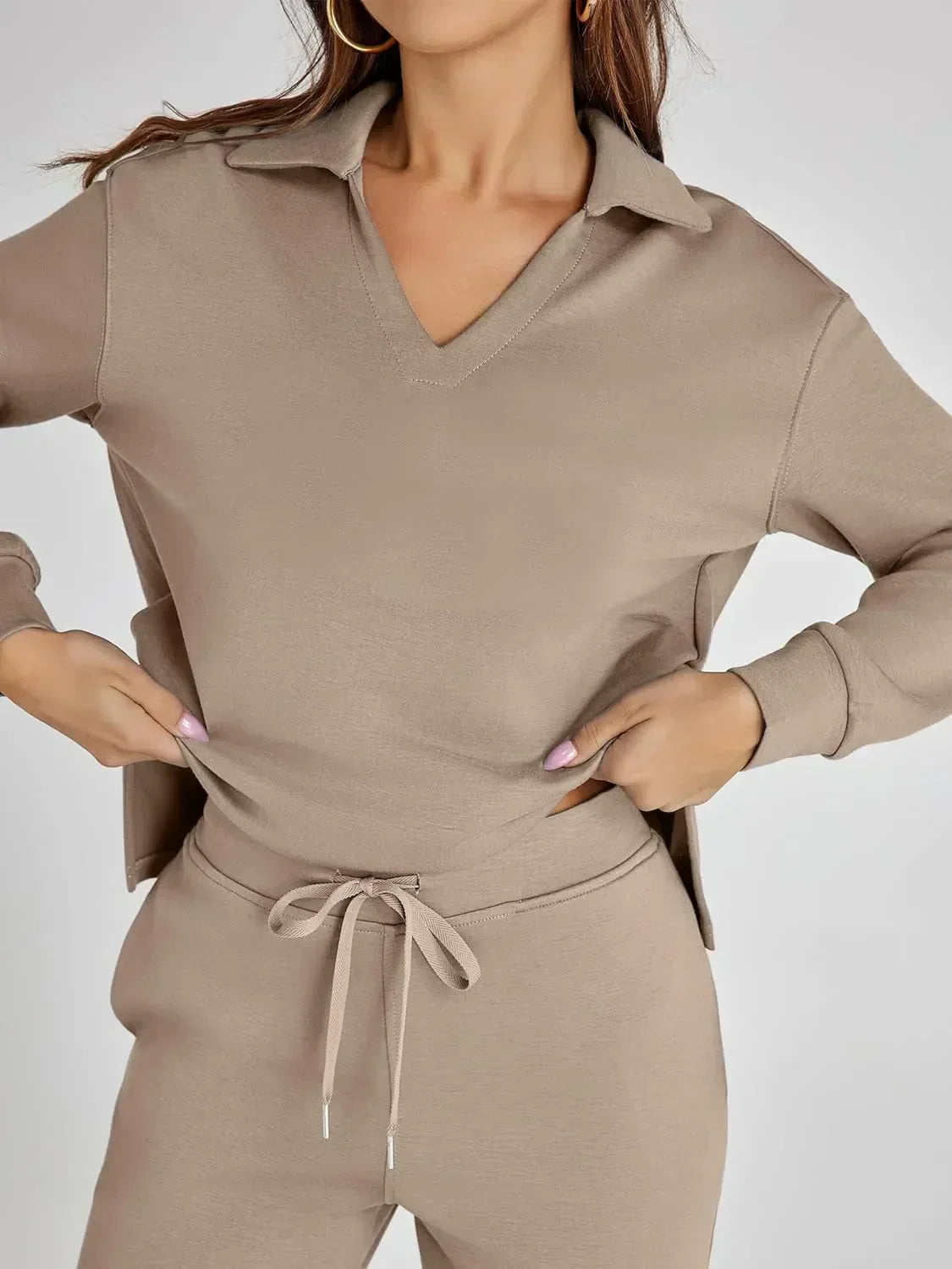 Cozy Minimalist Two Piece Set For Women | Mirelena