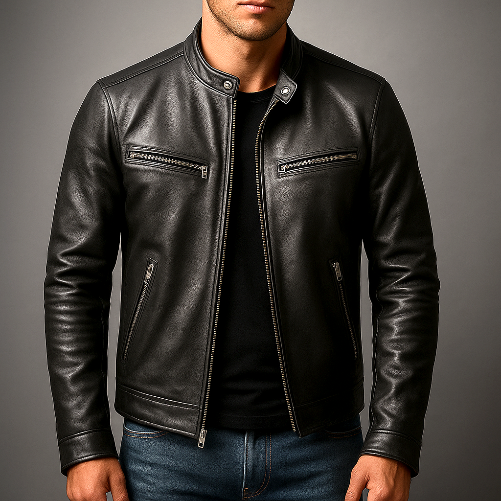 Vintage Style Zip-Up Jacket For Men | Camden