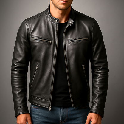 Vintage Style Zip-Up Jacket For Men | Camden