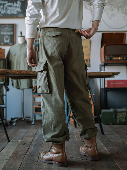 Heritage Utility Trousers with Reinforced Details for Men | Owen
