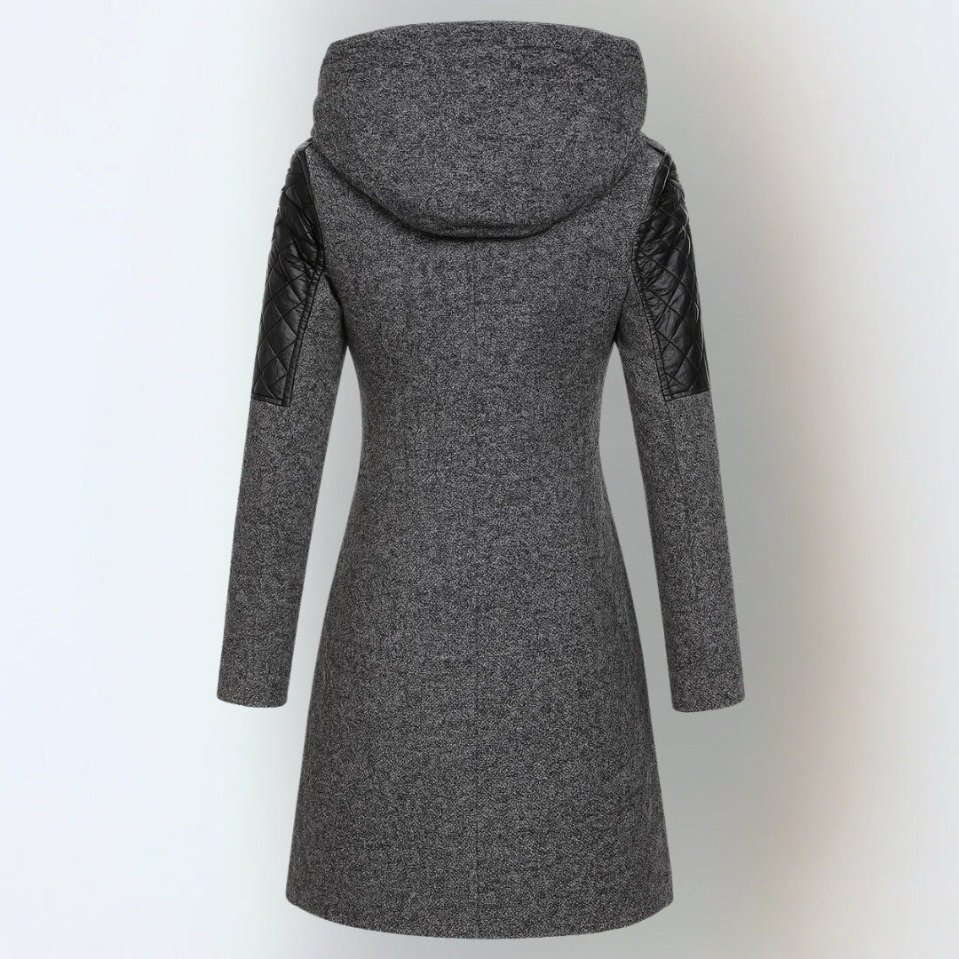 Long Hooded Zip Jacket For Women | Maristella