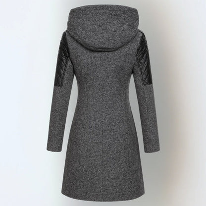 Long Hooded Zip Jacket For Women | Maristella