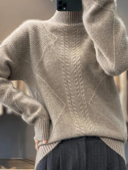 Classic Turtleneck Sweater For Women | Evelina
