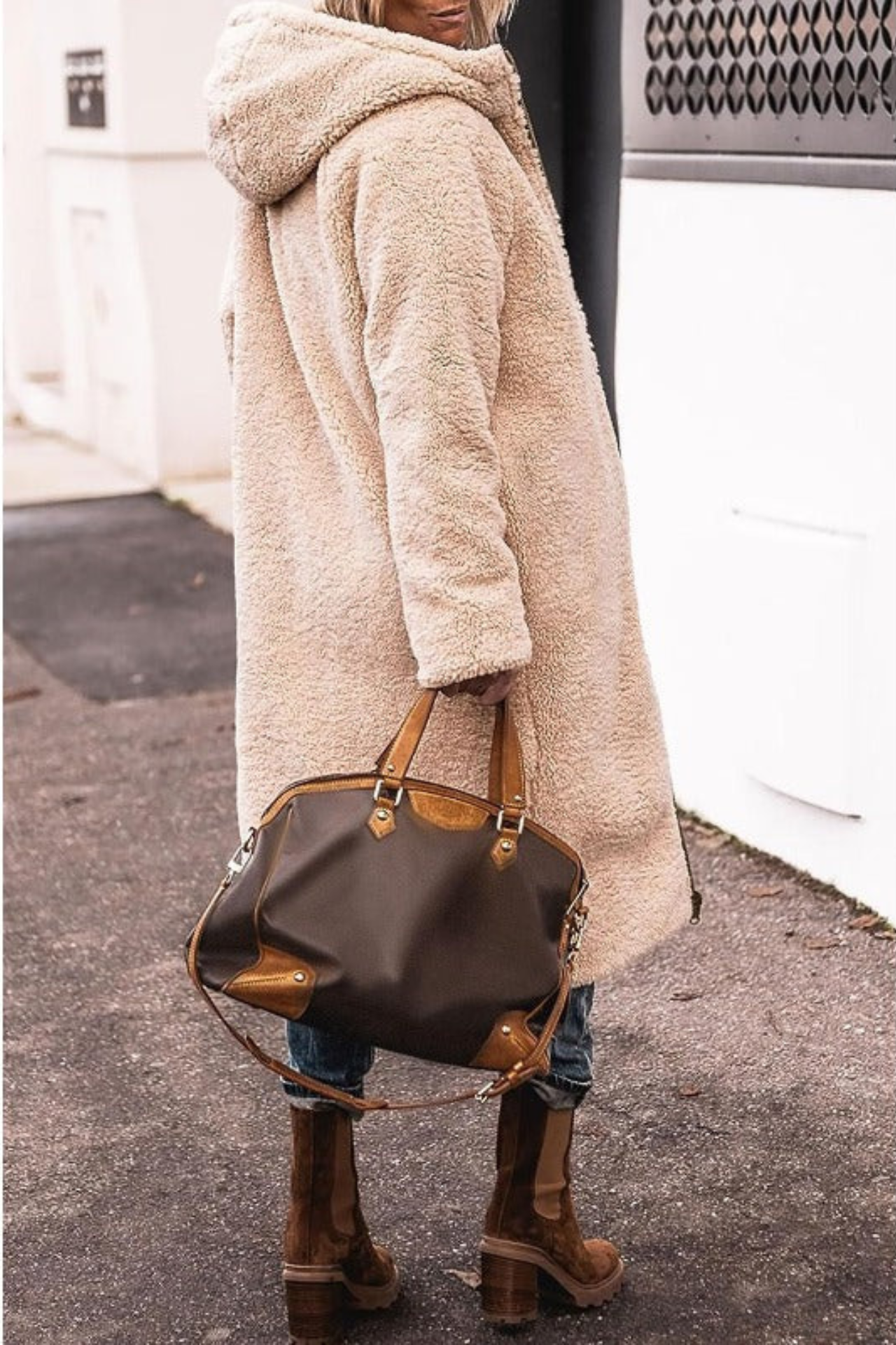 Elegant Reversible Long Coat For Women | Elvie