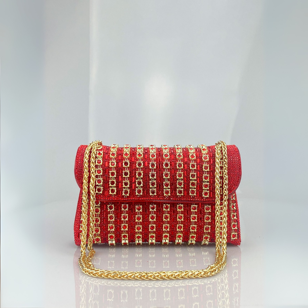 Chain Strap Embellished Shoulder Bag For Women | Alessia