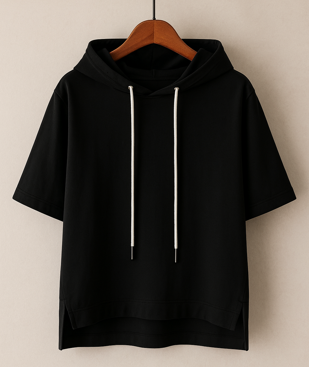 Short Sleeve Hooded Top For Women | Brielle