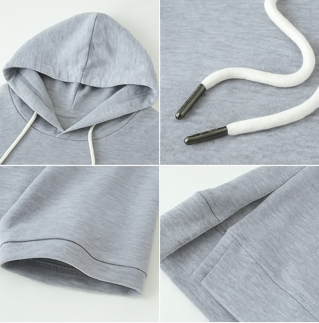 Short Sleeve Hooded Top For Women | Brielle