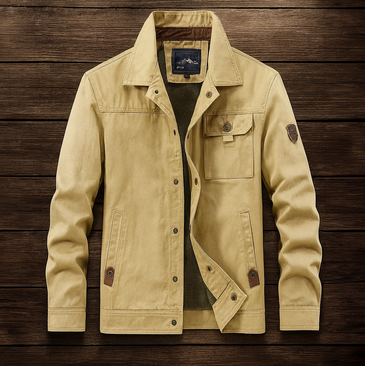 Classic Multi Pocket Field Jacket For Men | Brixton