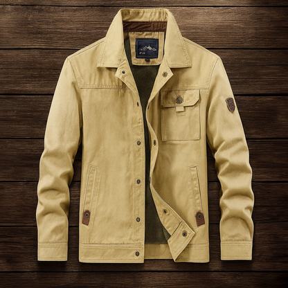 Classic Multi Pocket Field Jacket For Men | Brixton
