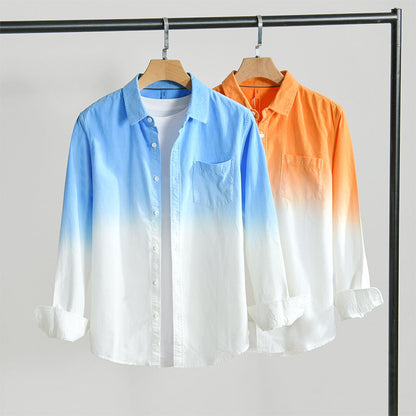 Gradient Button Down Shirt for Men | Corwyn