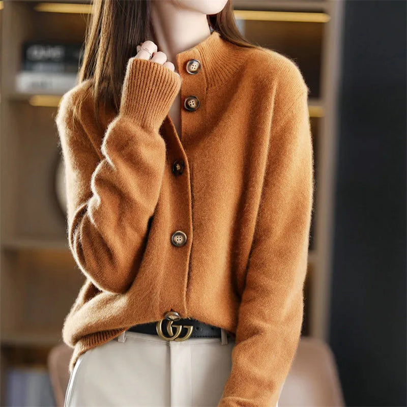 Button Front Knit Cardigan for Women | Elise