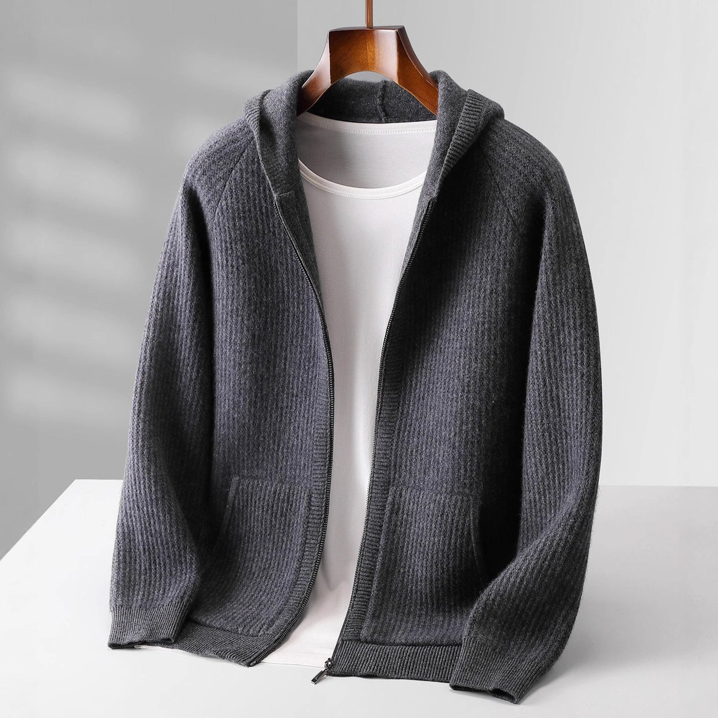 Refined Zip Hoodie for Men | Matteo