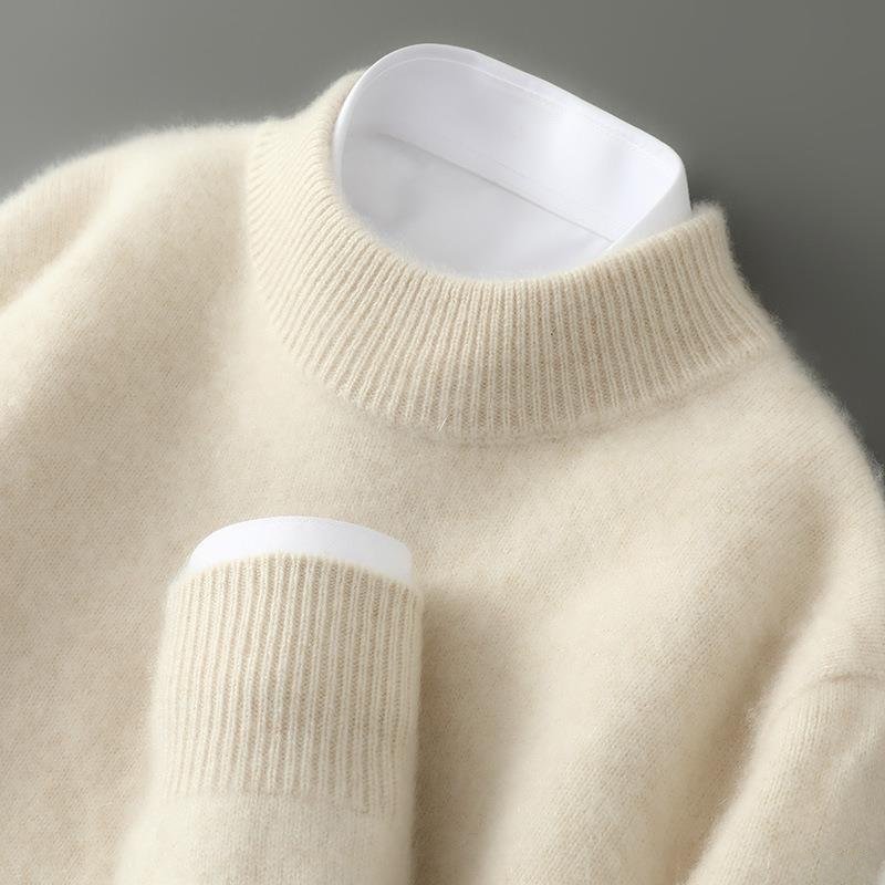 Refined Mock Neck Sweater For Men | Rowan