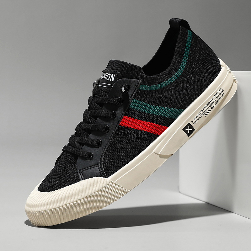 Striped Lace Up Sneakers for Men | Luca
