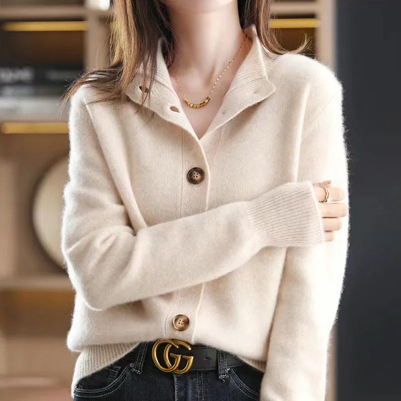 Button Front Knit Cardigan for Women | Elise